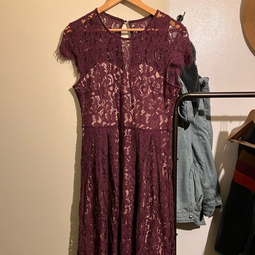H&M Burgundy Dress, Size Small, NWT